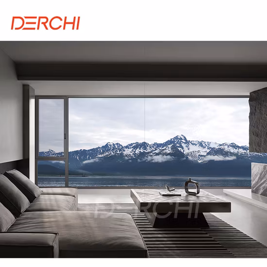 Hurricane Impact Tilt and Turn Single Double Glass Aluminum Casement Window Grill Design Awning Hinge Swing Lowe Glass French Passive Window