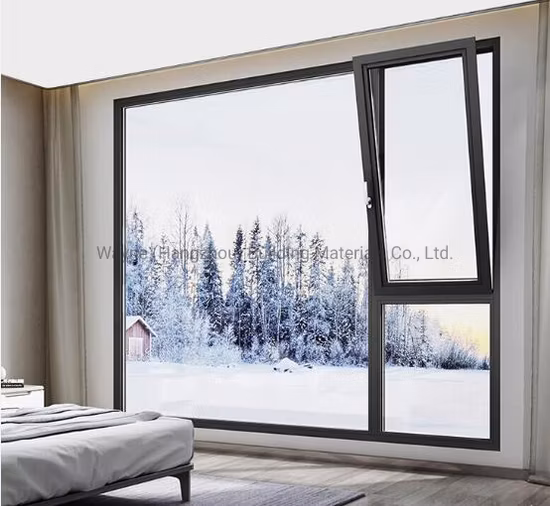 공장 가격 새로운 그릴 디자인 알루미늄 알루미늄 UPVC 이중 삼중 윤이 나는 슬라이딩 여닫이 창 천막 틸트 회전 상단 이중 단일 걸린 유리 PVC 창